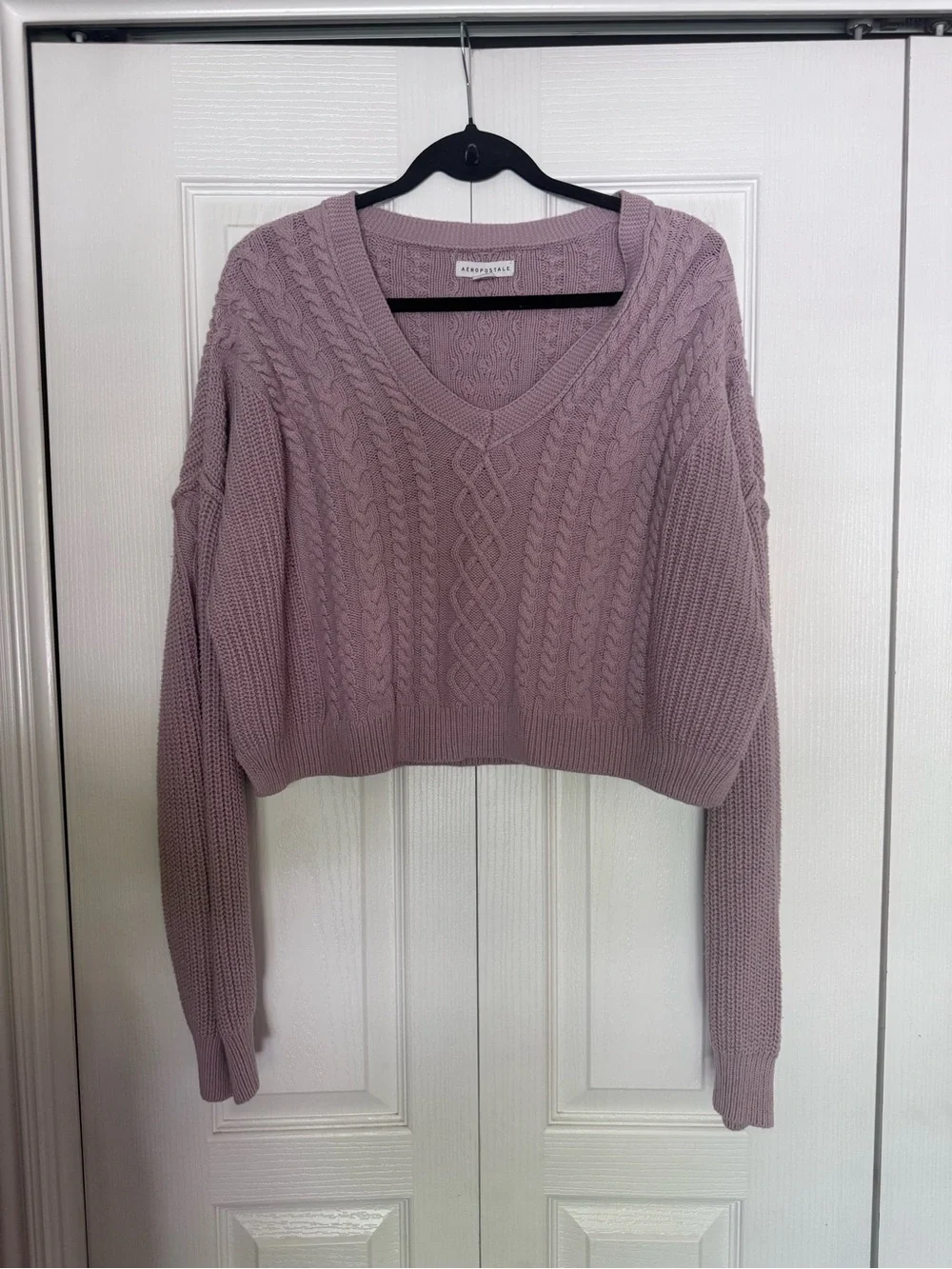 Aeropostale Cable Knit Crop Sweater size XXL